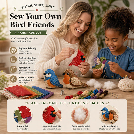 Zet alles even opzij, ontspan en borduur je eigen Pocket Friend! 🧵✨🧸