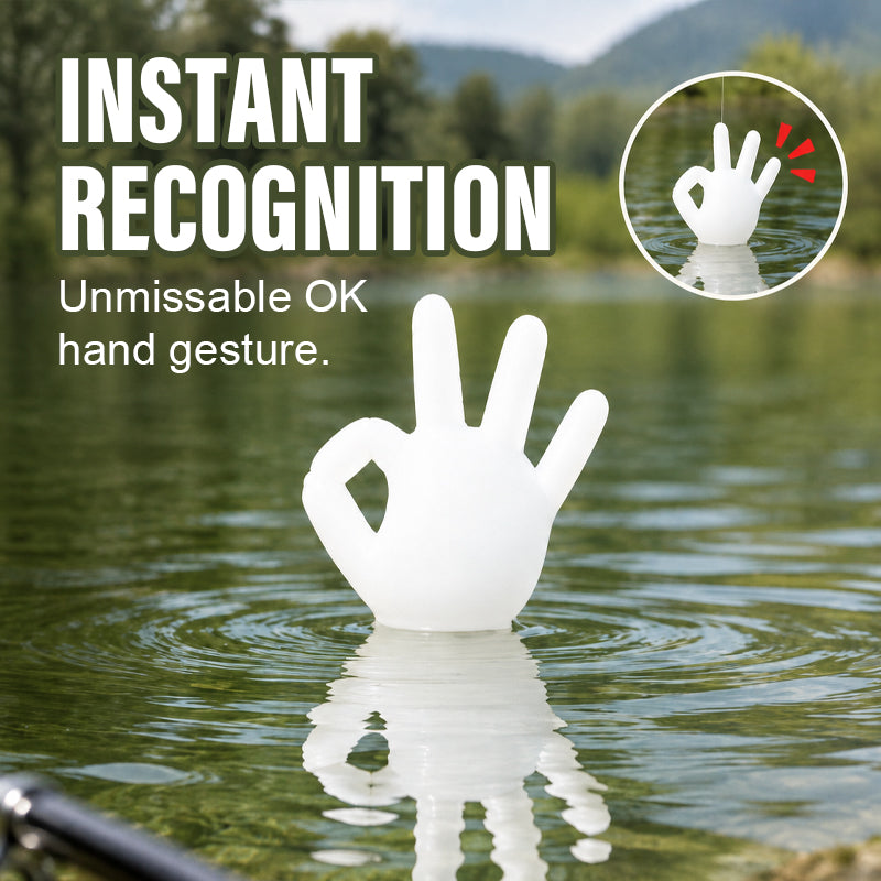 🎣 Novelty OK Hand Vissersdobber — Beet Indicator