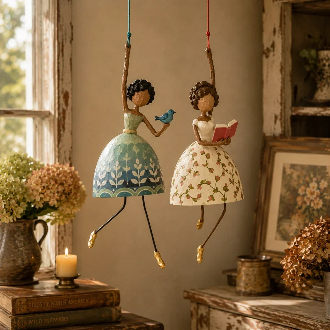 💃 Dansende Dame — vrolijke hanger voor aan de muur