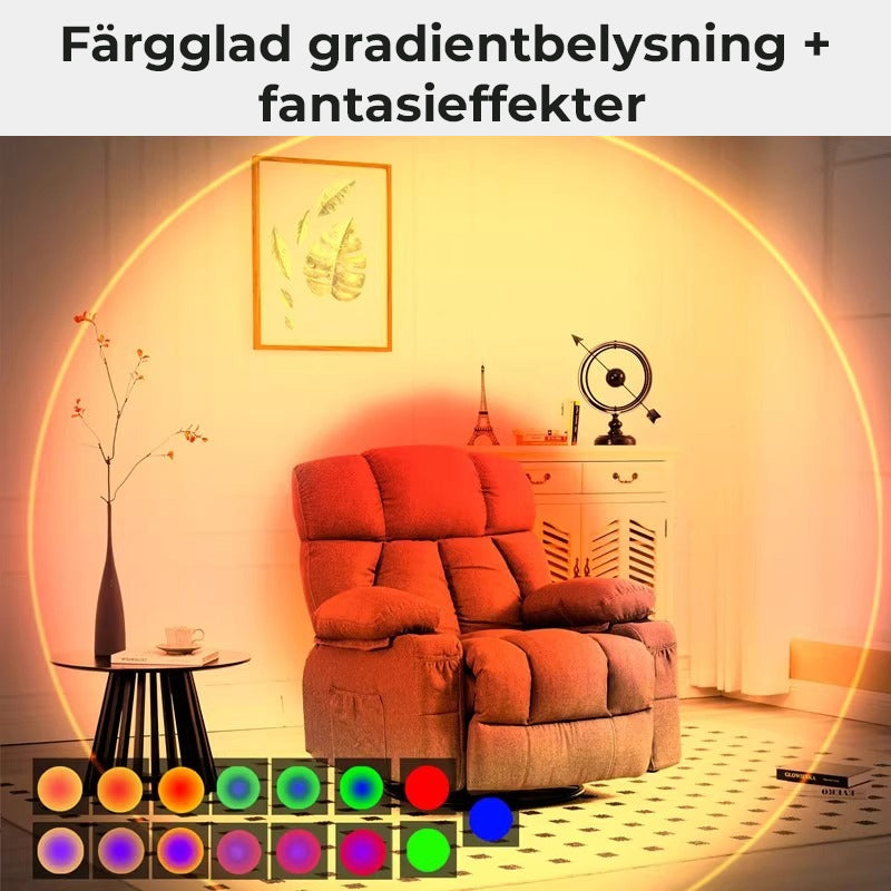 Smart Motion Sensor Wandlamp — Oplaadbaar RGB & Warm Licht — 16 Kleuren