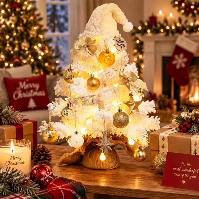 🔥 49% KORTER THIS WEEK! 🎄 De schattigste 20-inch sneeuwboom om je kleine ruimte te verfraaien! 🎅