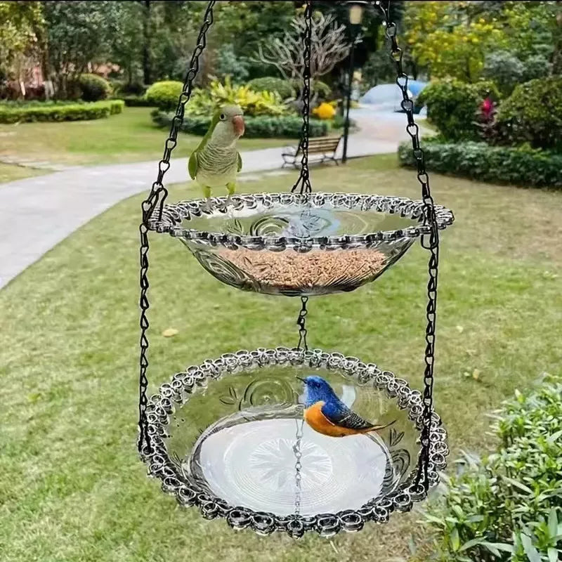 🔥💐LENTE-UITVERKOOP - 50% KORTING⚡Meer dan 50.000 verkocht!🐦Zonne-waterval hangende vogelbadfontein