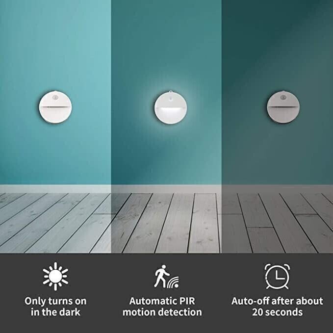 💡 USB-oplaadbaar LED-nachtlampje met bewegingssensor – 5 modi voor gang, trap en slaapkamer
