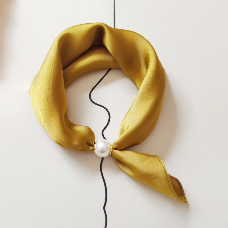 🤍 Magnetische sjaal met een parel – zie er in een handomdraai elegant uit