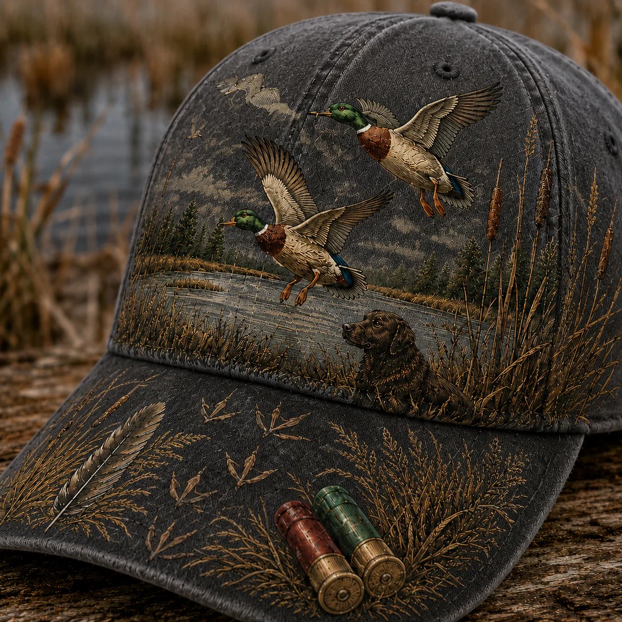 🦆De ultieme opvallende pet voor watervogeljagers! 🌾