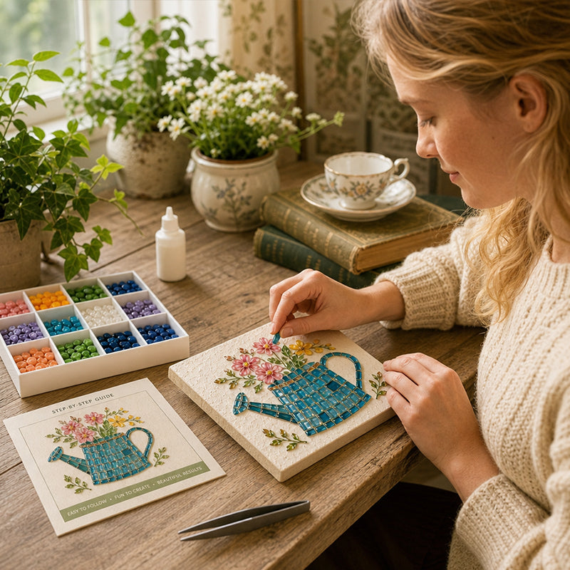 🎨Maak thuis schitterende mozaïekkunst! ✨Jouw perfecte creatieve uitje zonder scherm! 🧘