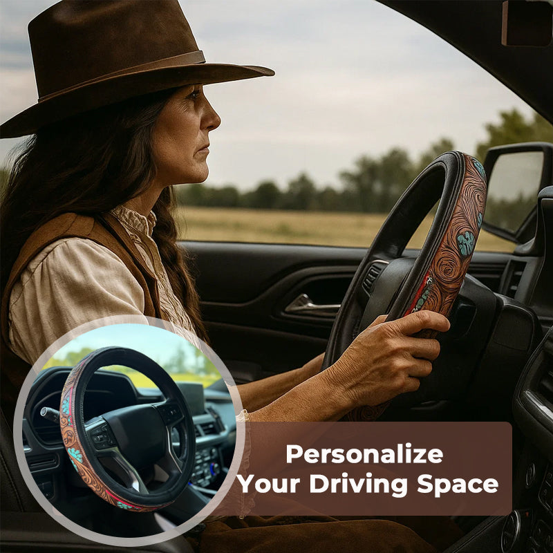 🤠Universele stuurhoes voor retro western cowboy auto