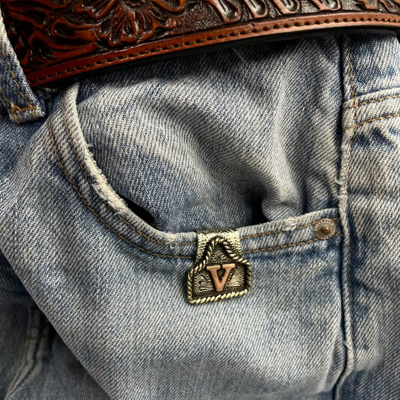 Vintage brief sleutelhanger