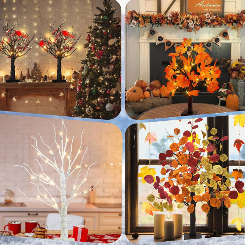 🌲 Led-kunstmatige boomverlichting – Een vleugje natuur, een warme gloed