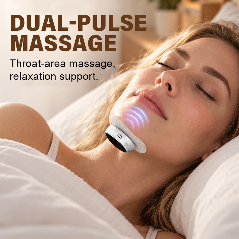 😴💤Dual-Pulse Anti-Snoring Throat Massager