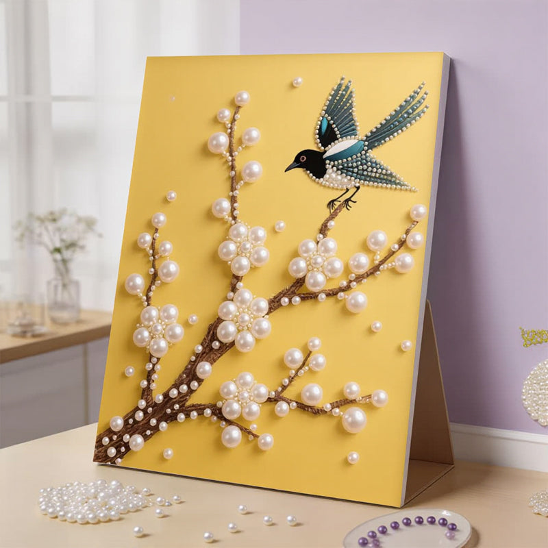 ✨🎨Scherm uit, creativiteit aan: maak je eigen glinsterende meesterwerk! 🎨 DIY Parelkunstpakket