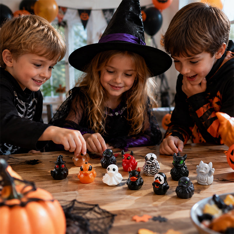 🎄Spook miniatuur eendjes van hars