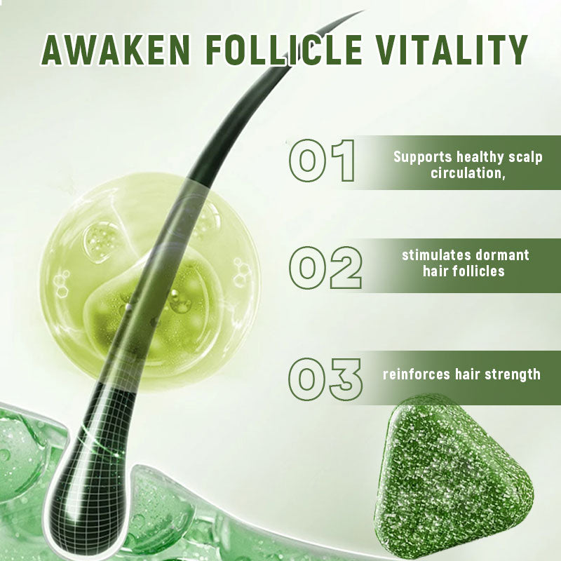 🌿 Usman Arborvitae Leaf Shampoo Bar – Natuurlijke haarverzorging met kruide