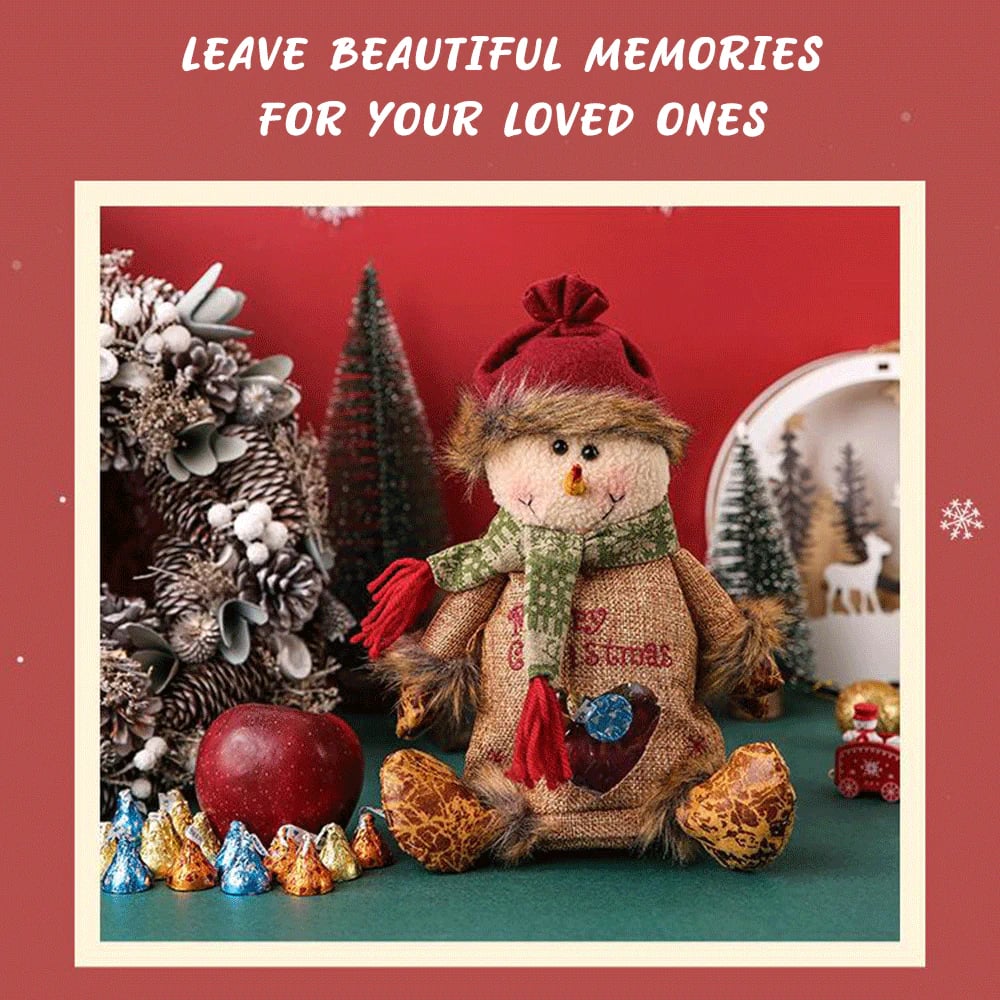 🎉Bereid je van tevoren voor op Kerstmis 🎉Kerstcadeautassen met ritsontwer