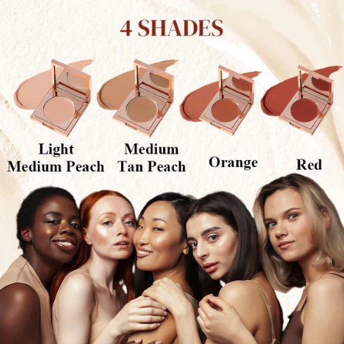 💡 Omarm een gehydrateerde en stralende huid rond de ogen💖 Gekleurde klei-corrector voor onder de oge