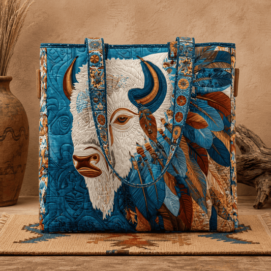 Handgemaakte Native American Quilted Tote Bag