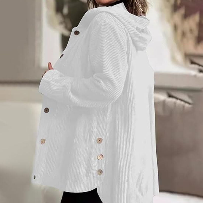 🍂 Casual fluwelen hoodiejas voor de herfst🧥