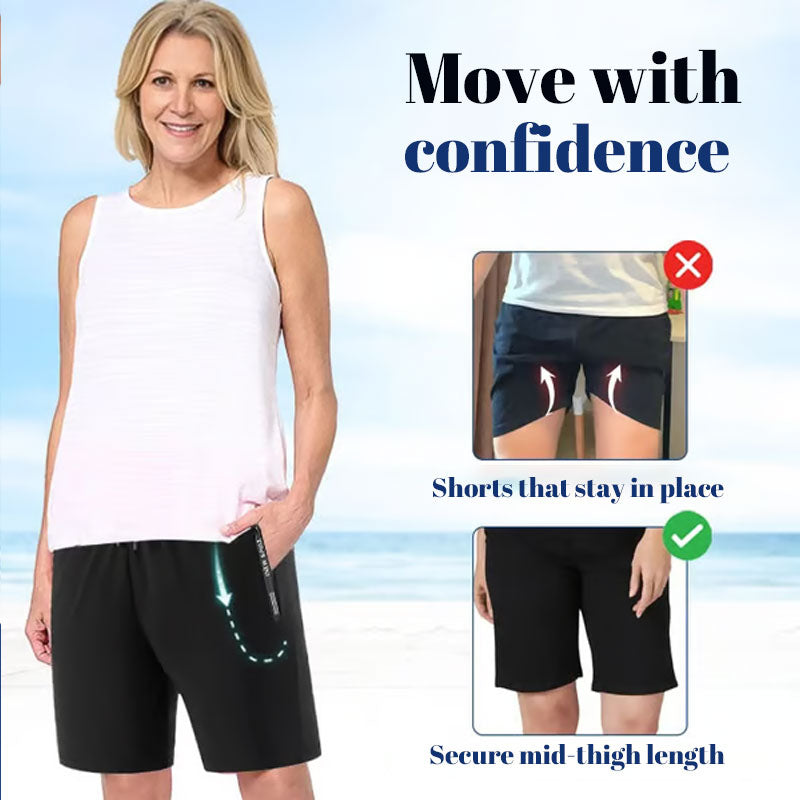 ⌛De speciale aanbieding van deze week🧊Houdt je de hele zomer koel❄️🩳Sneldrogende stretchshort van ijszijd