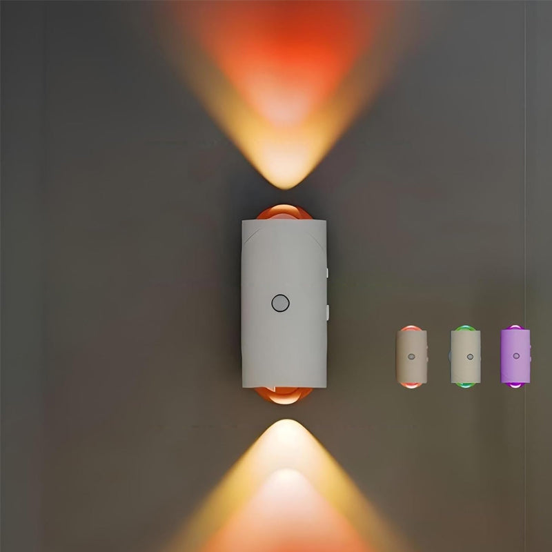 Smart Motion Sensor Wandlamp — Oplaadbaar RGB & Warm Licht — 16 Kleuren