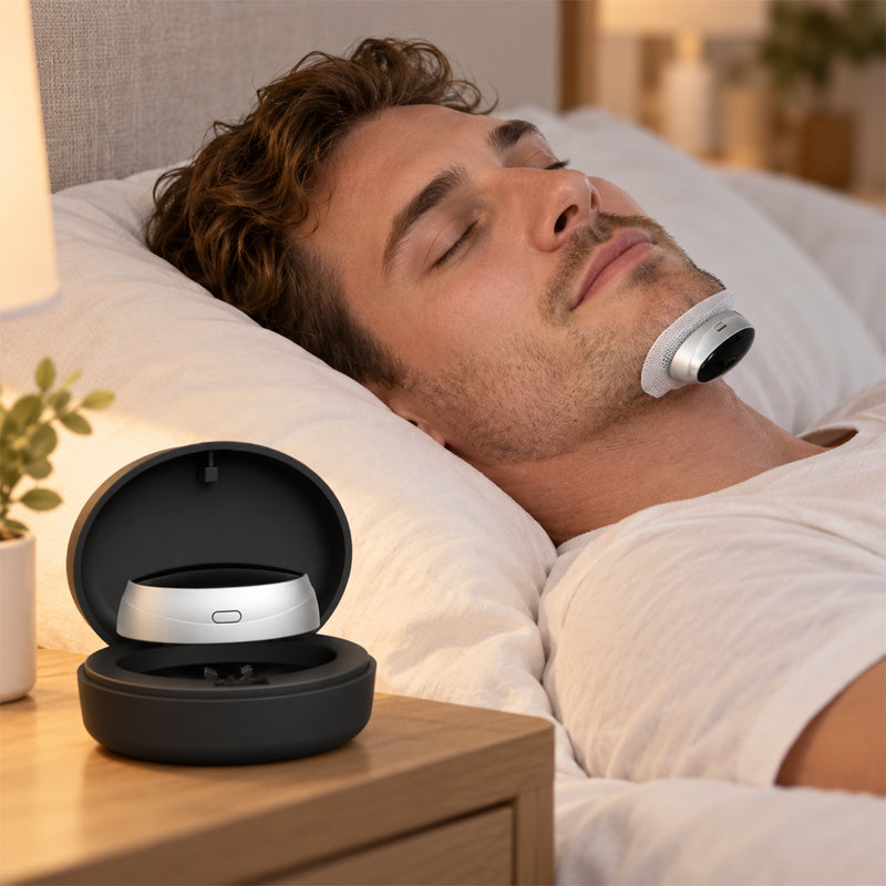 😴💤Dual-Pulse Anti-Snoring Throat Massager