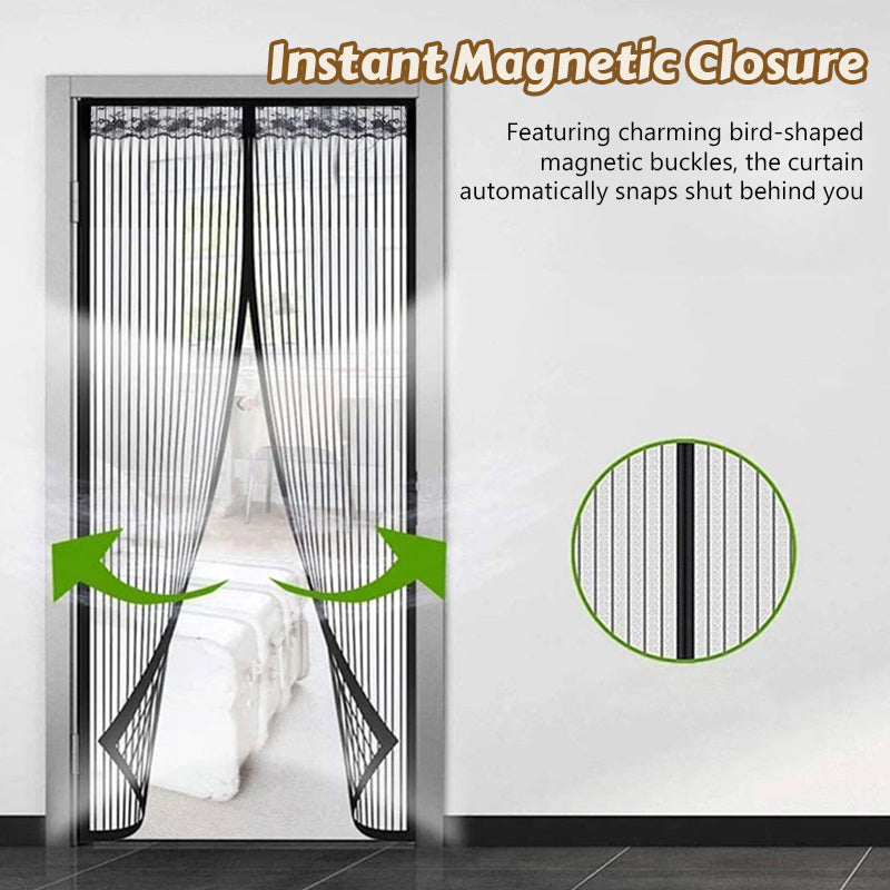 🦟 Houd ongedierte buiten – in 2 minuten te installeren! Het magnetische gaasgordijn voor de deur! 🚪 ✨