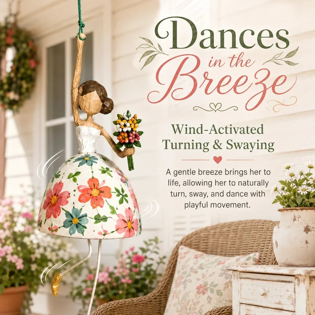 💃 Dansende Dame — vrolijke hanger voor aan de muur