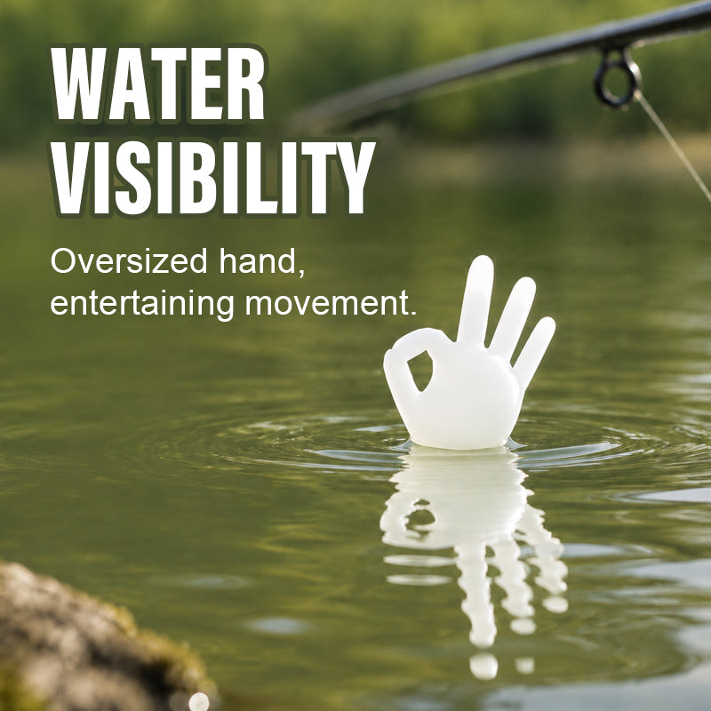 🎣 Novelty OK Hand Vissersdobber — Beet Indicator