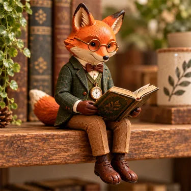 🦊 Lezende Vos Ornament
