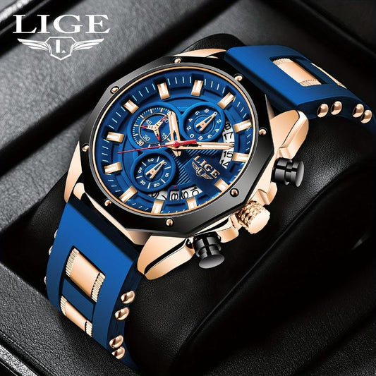 ⌚ Heren Waterdicht Sport Horloge — 50% korting ⚡