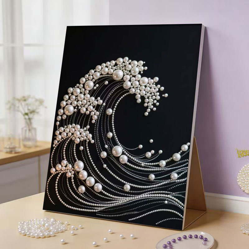 ✨🎨Scherm uit, creativiteit aan: maak je eigen glinsterende meesterwerk! 🎨 DIY Parelkunstpakket