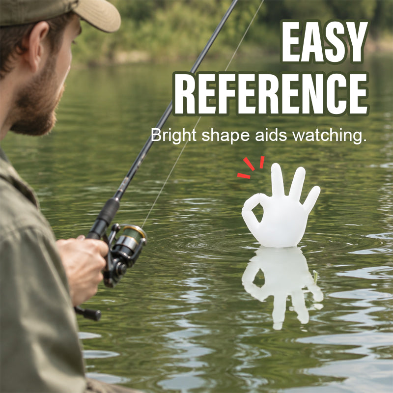 🎣 Novelty OK Hand Vissersdobber — Beet Indicator