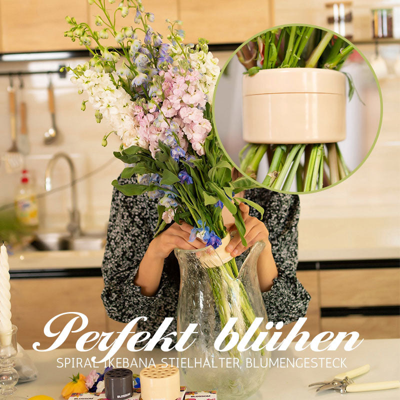 🎄Valentijnsdagaanbiedingen - 49% KORTING🎄Spiraalvormige Ikebana-stamhouder