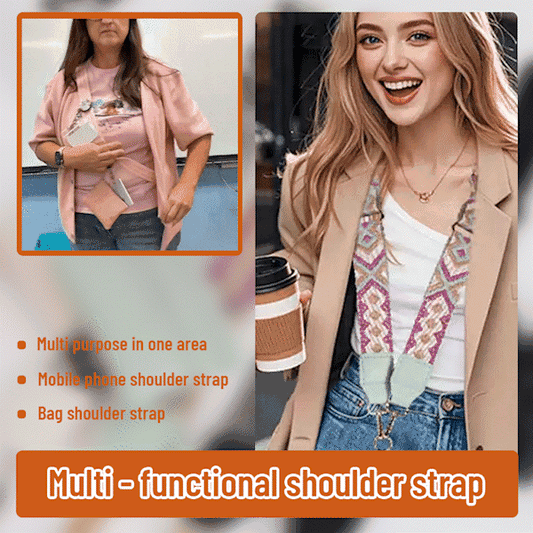 👜🚶‍♀️ Combineer een stijlvolle telefoonband perfect met een portemonnee met rits, zodat je je handen vrij hebt.