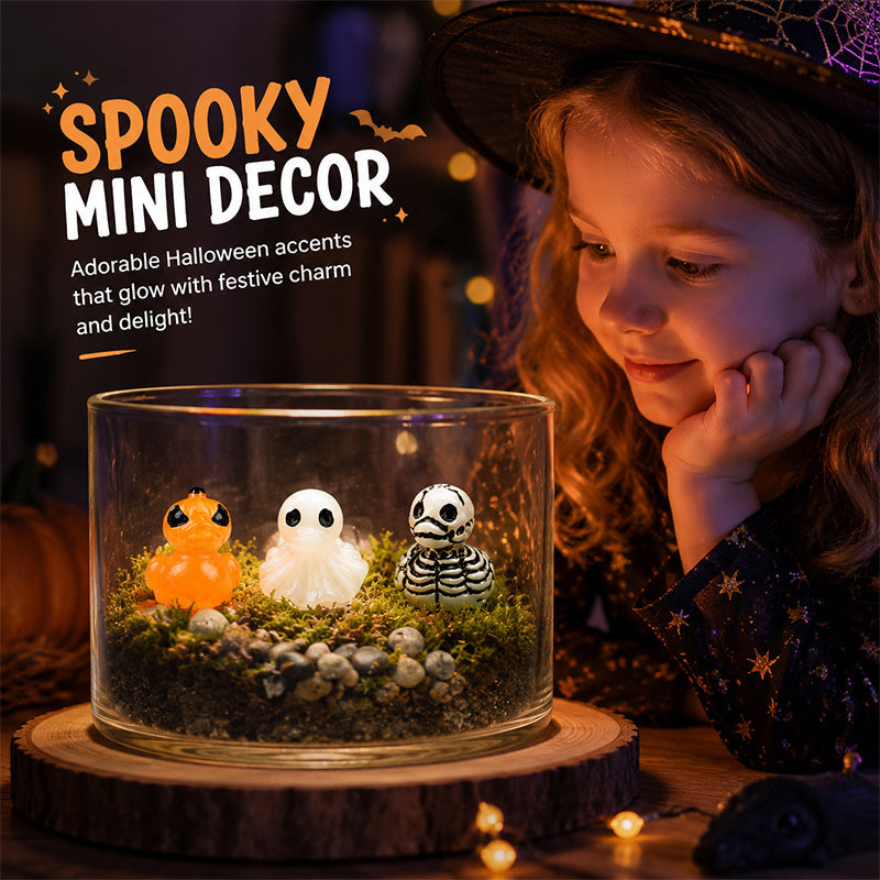 🎄Spook miniatuur eendjes van hars