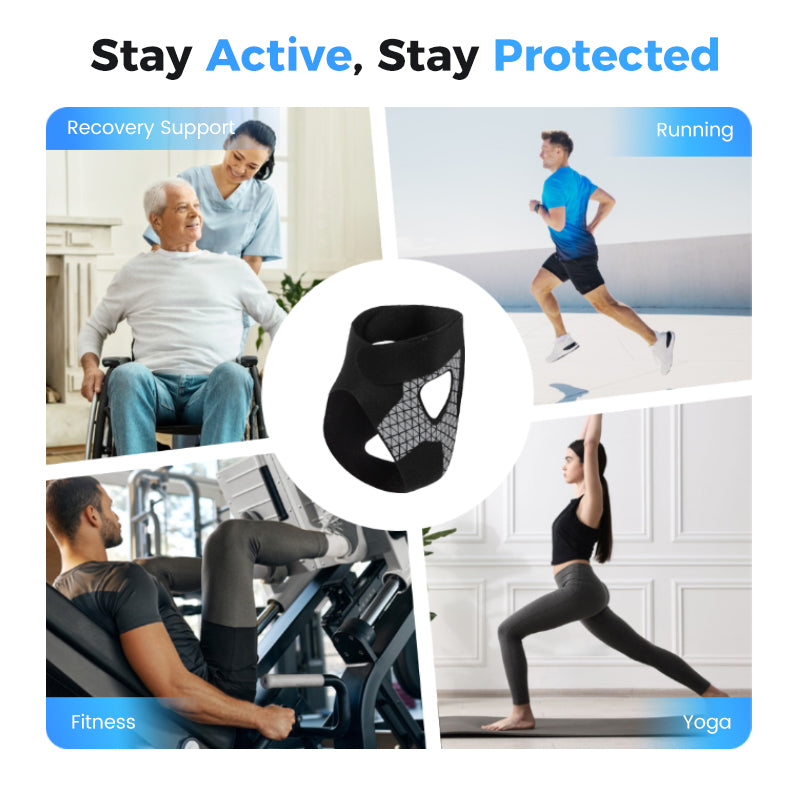 🏃Verstelbare elastische enkelbrace - Ondersteuning en bescherming voor uw actieve levensstijl