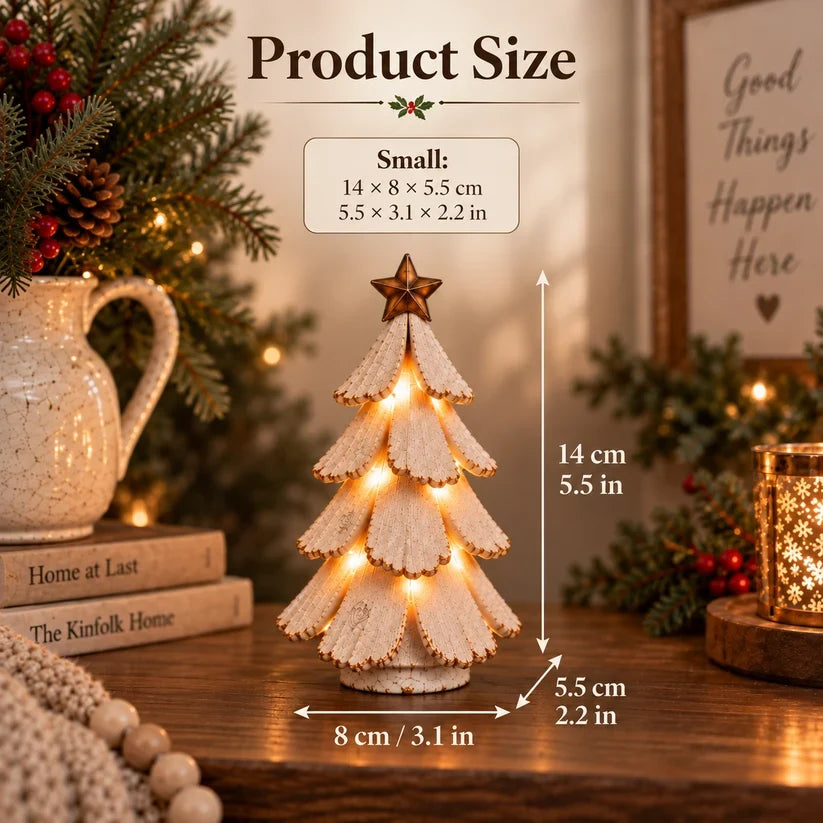 🔥 Nog slechts 5 stuks op voorraad tegen deze prijs!✨:Vintage LED Kerstboom – Breng Nostalgie Tot Leven! 🎄