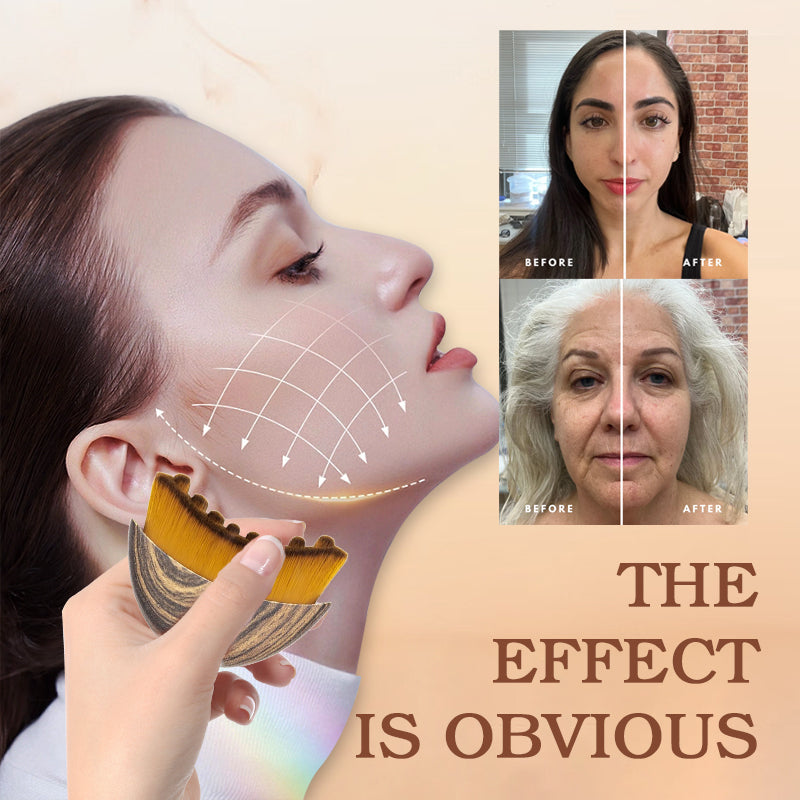 💆♀️ Lymfatische contourgezichtsborstel | Elke borstel modelleert uw contouren