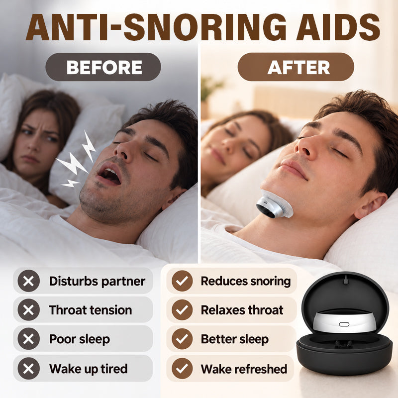 😴💤Dual-Pulse Anti-Snoring Throat Massager