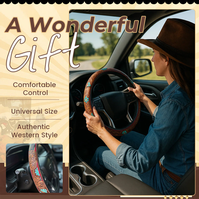 🤠Universele stuurhoes voor retro western cowboy auto
