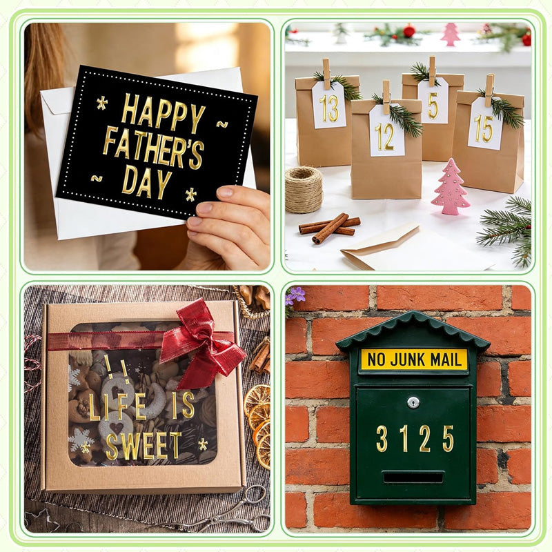 ✨ 3D Opblaasbare Letterstickers – Voor DIY Journals, Scrapbooks & Labels 📚