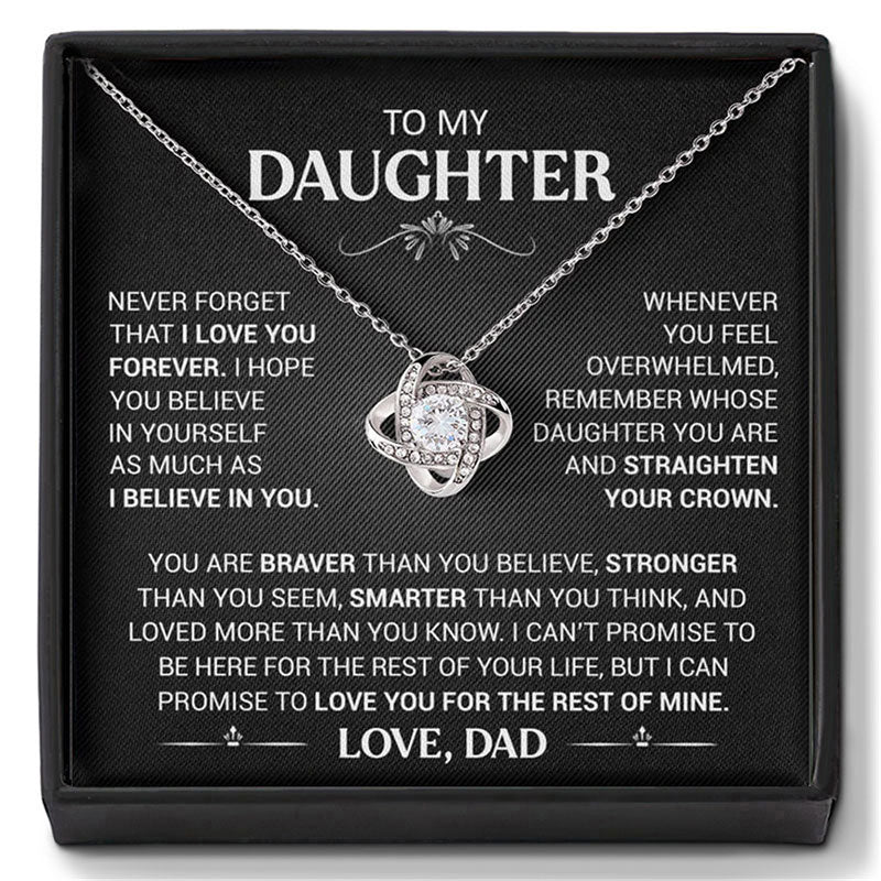 👪Aan mijn dochter – Ketting “Hart van liefde”