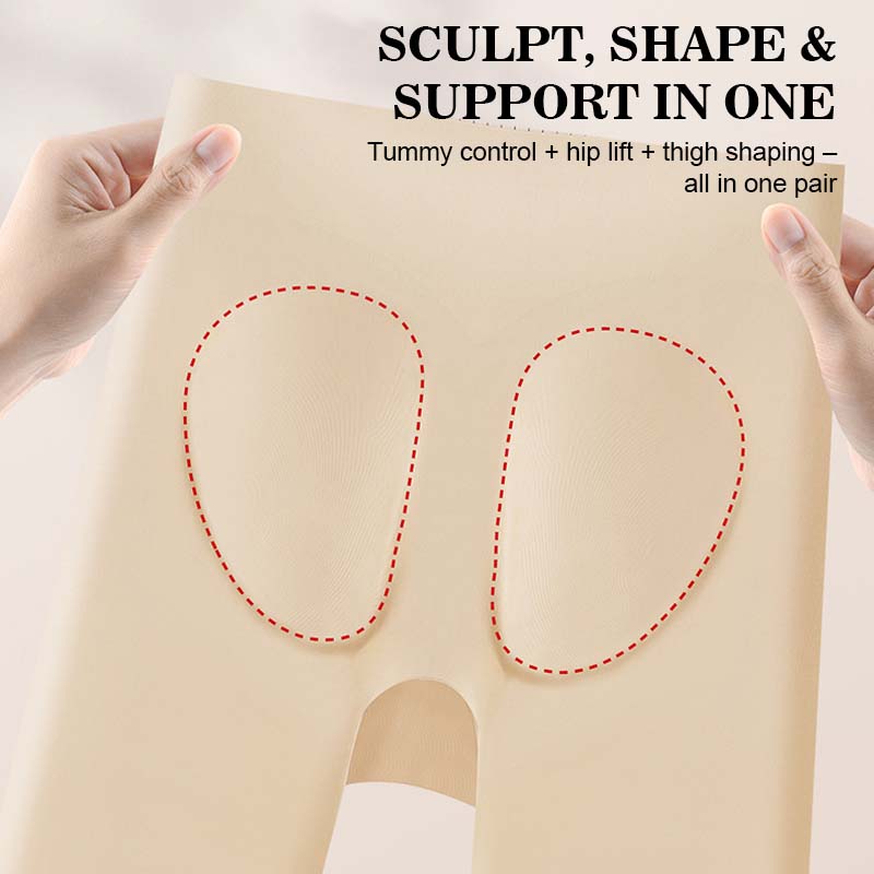 ✨Damesondergoed met hoge taille van Ice Silk voor buikcontrole en bilvergroting💃