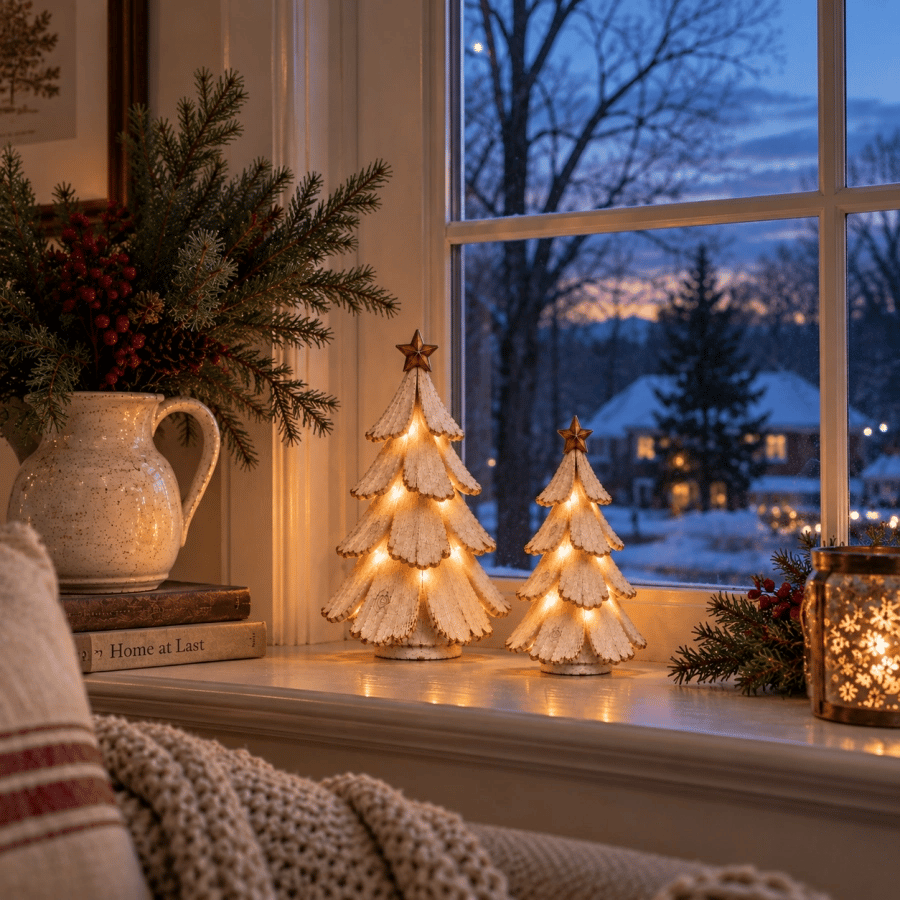🔥 Nog slechts 5 stuks op voorraad tegen deze prijs!✨:Vintage LED Kerstboom – Breng Nostalgie Tot Leven! 🎄