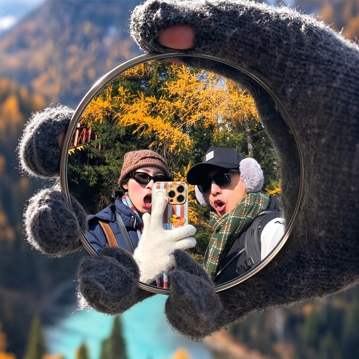 📸 Selfie Convexe Spiegel — Draagbare HD Groothoek Selfiespiegel