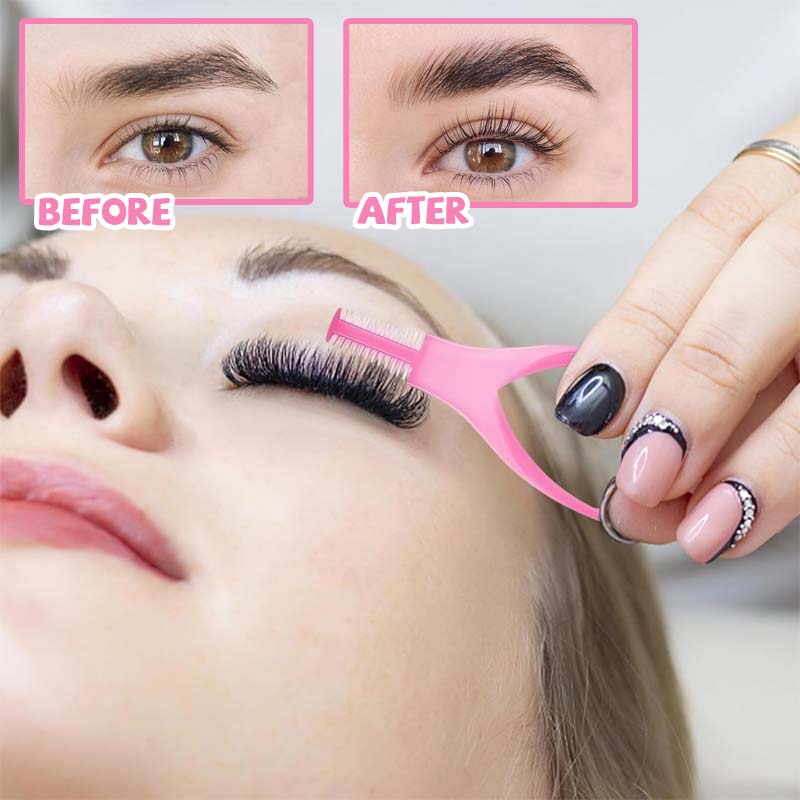 ⌛ Slechts € 9,9🌟 Wimpermake-up helper – 3-in-1 schoonheidsaccessoire