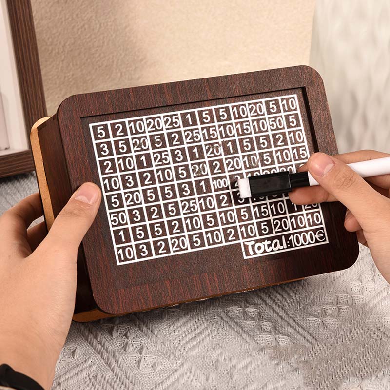 🔥Houten digitale spaarpot