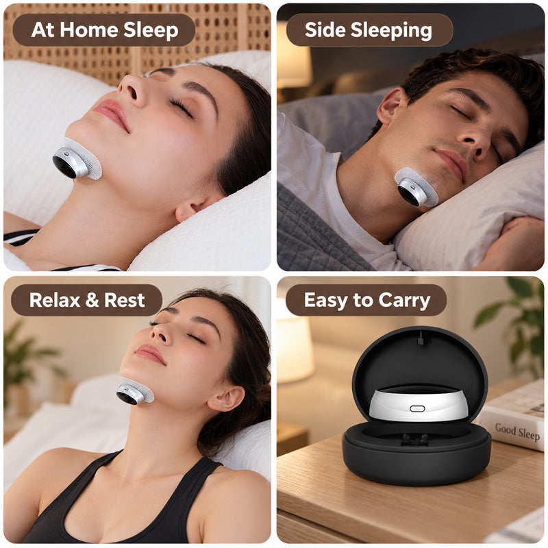 😴💤Dual-Pulse Anti-Snoring Throat Massager