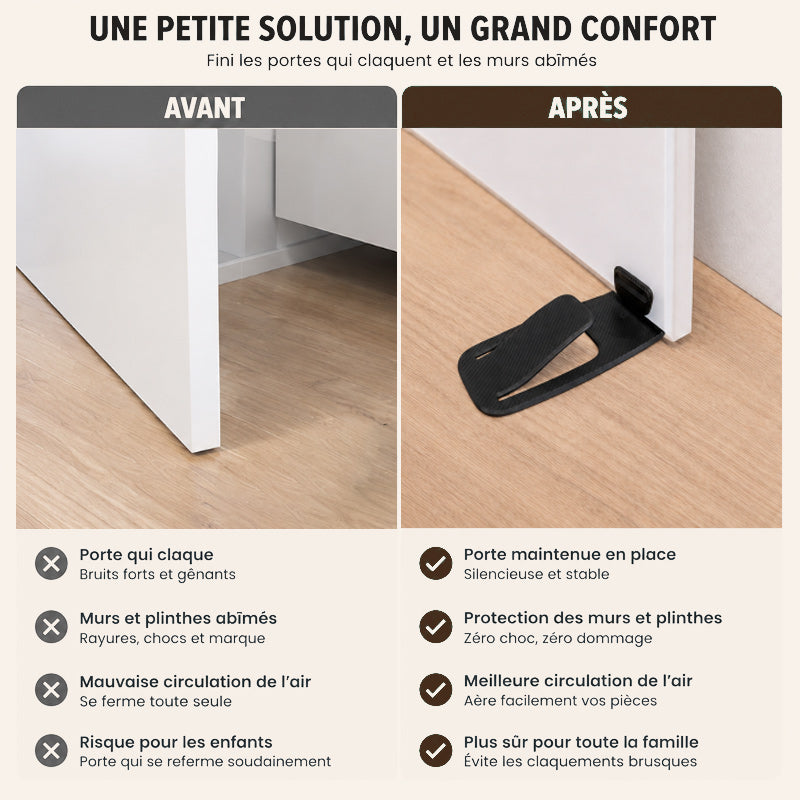 🚪🛡️ Discrete Multifunctionele Deurstopper — Babyveiligheid & Dagelijkse Deurcontrole