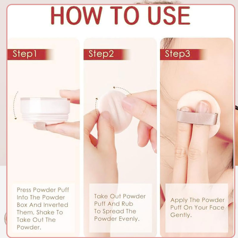 ⌛Tijdelijk halve prij✨Roze Instelpoeder