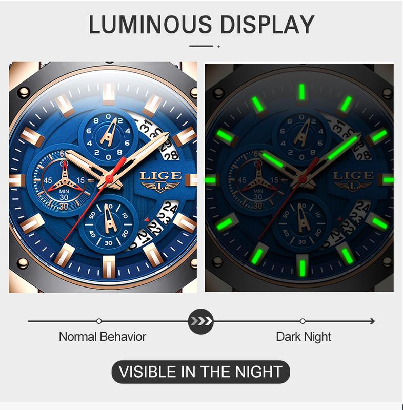 ⌚ Heren Waterdicht Sport Horloge — 50% korting ⚡